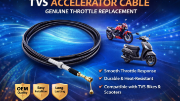 TVS accelerator cable OEM throttle wire for TVS motorcycles and scooters available for wholesale supply